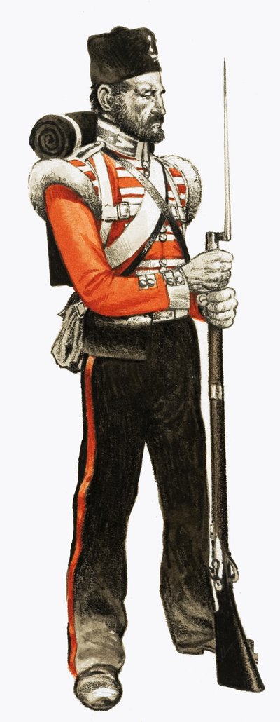 89. Lábközlegény 1854 gránátos alkotó: English School