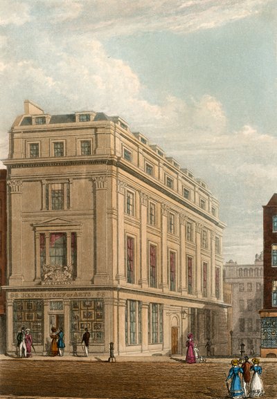 96 Strand, London; Ackermann Könyvtár, Művészeti Tár alkotó: English School