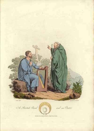 Ein britischer Barde und ein Redner von English School