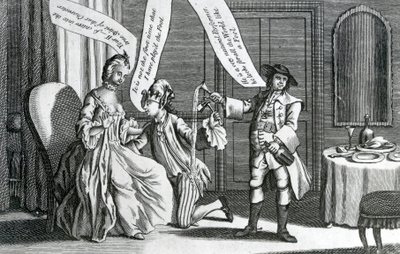 Egy bizonyos személy a bolond karakterében, 1770 alkotó: English School