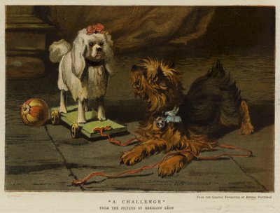 Kihívás (chromolitho) alkotó: English School