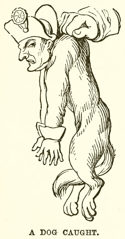 Fogott kutya alkotó: English School