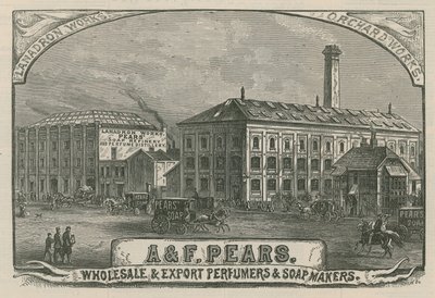 A & F körte, nagy- és exportparfüm- és szappankészítők alkotó: English School