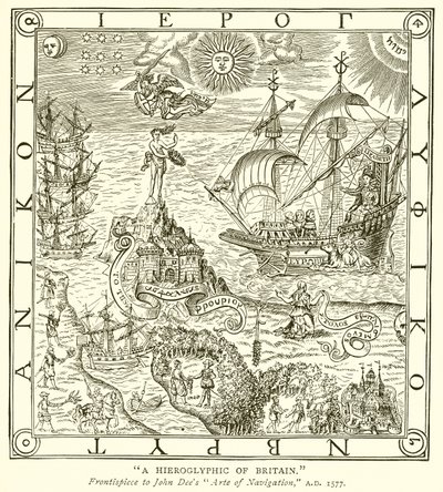 Nagy-Britannia hieroglifája alkotó: English School