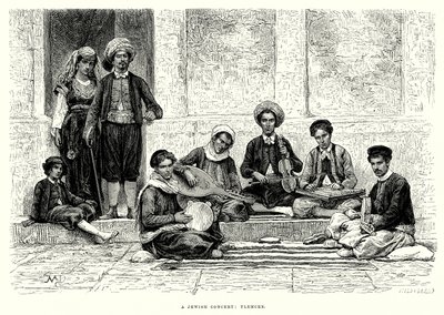 Zsidó koncert: Tlemcen (metszet) alkotó: English School