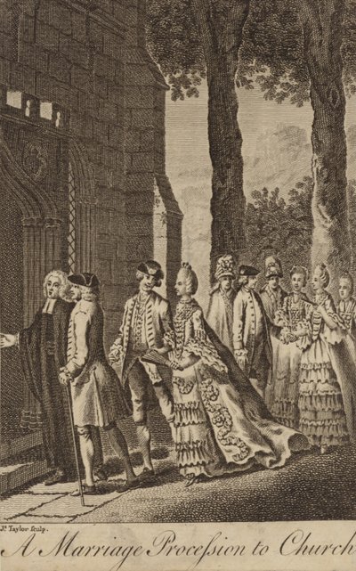 Házassági körmenet a templomba alkotó: English School