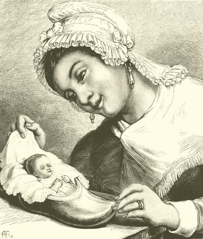 A törpe bölcsője (metszet) alkotó: English School