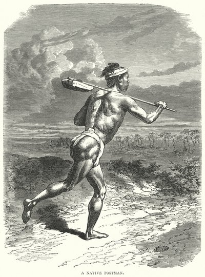 A Native Postman (metszet) alkotó: English School