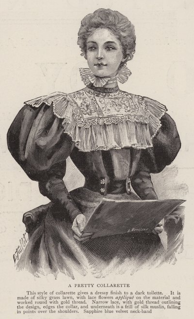 Egy szép nyakörv (metszet) alkotó: English School