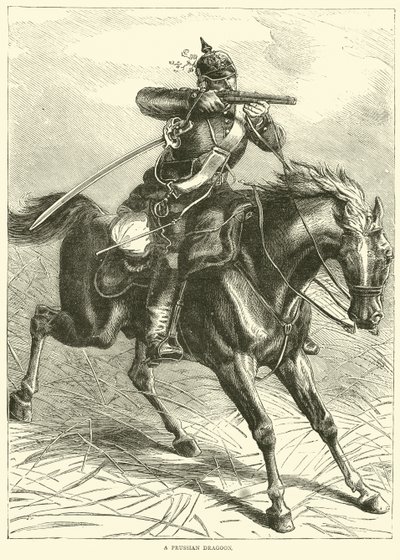 Egy porosz dragonyos, 1870. szeptember alkotó: English School