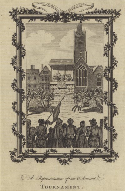 Egy ősi verseny ábrázolása (metszet) alkotó: English School