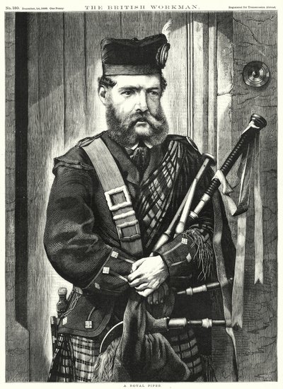 A Royal Piper (metszet) alkotó: English School