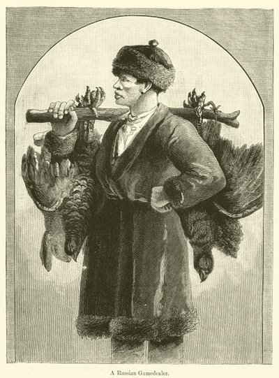 Egy orosz játékkereskedő (metszet) alkotó: English School