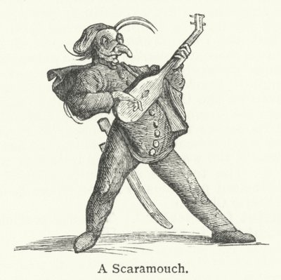 A Scaramouch (metszet) alkotó: English School