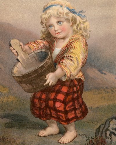 Egy skót Lassie (színes litó) alkotó: English School