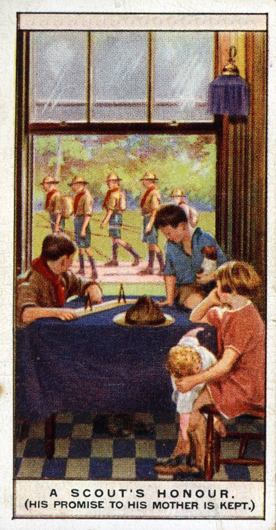 A cserkészek kitüntetésében bízni kell, 1929 alkotó: English School