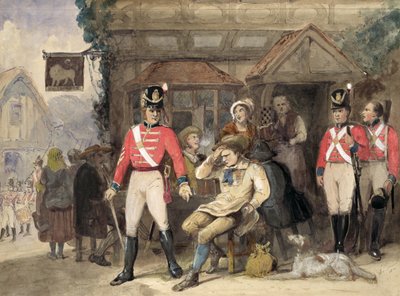 Egy shilling a királyért, 1812 (wc papíron) alkotó: English School