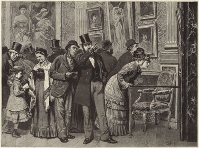 Vasárnap délután egy képgalériában alkotó: English School