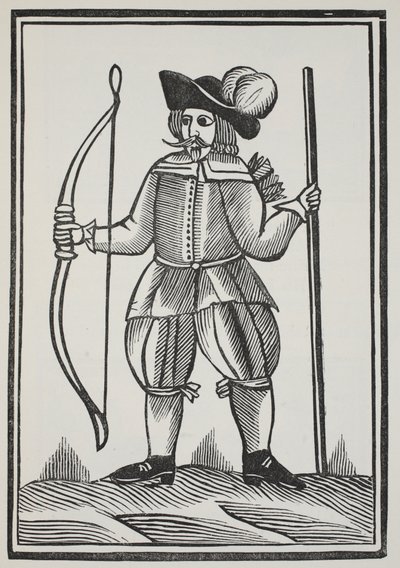 Egy igaz története Robin Hoodról, illusztráció a Chap-books of the Eightenth Century-ből, John Ashton, pub. 1882 alkotó: English School