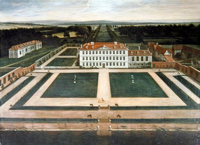Capesthorne Hall, Cheshire, 1730 körül (olaj, vászon) alkotó: English School