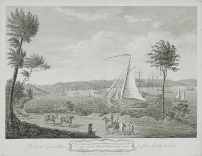 Montego Bay városának és kikötőjének látképe, a jamaicai Szent Jakab plébánián, a Szent Annához vezető útról, a "Spilsbury