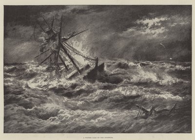 Téli gála a Goodwins-on (litho) alkotó: English School