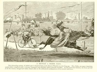 Kerékpár vs lóverseny alkotó: English School