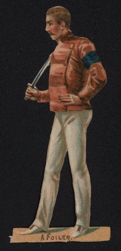 A fóliázó, vívó (chromolitho) alkotó: English School