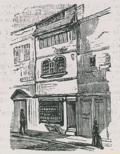 Egy ház Spitalfieldsben, Londonban alkotó: English School