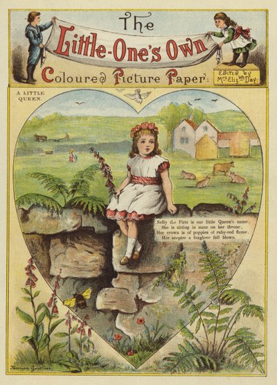 Egy kis királynő (chromolitho) alkotó: English School