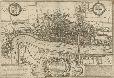 London, Westminster és Southwark terve, ahogy Erzsébet királynő uralkodása alatt vizsgálták őket alkotó: English School