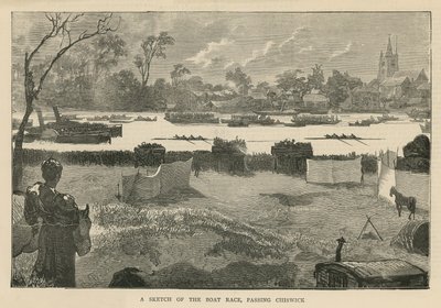 Vázlat a hajóversenyről alkotó: English School