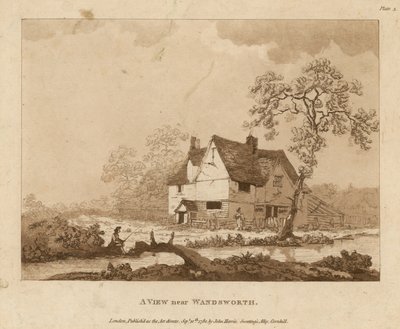 Kilátás Wandsworth közelében alkotó: English School