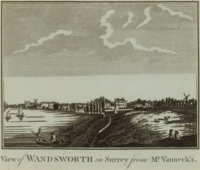 Wandsworth kilátása Surreyben alkotó: English School