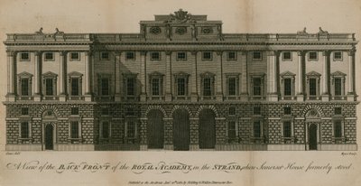 Kilátás a Királyi Akadémia hátuljára alkotó: English School