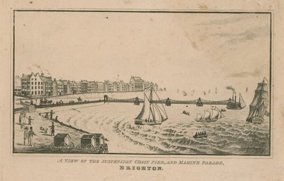 A felfüggesztés Chain Pier és a Marine Parade kilátása alkotó: English School