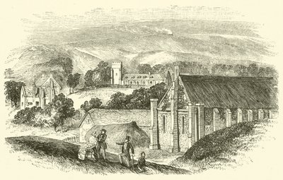 Abbotsbury Abbey (metszet) alkotó: English School