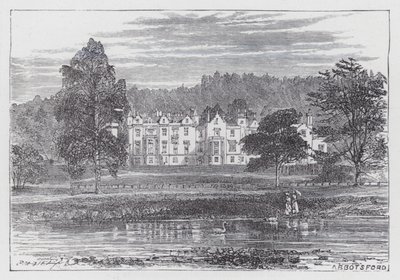 Abbotsford (metszet) alkotó: English School