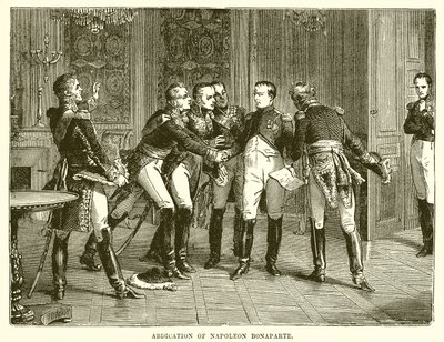 Bonaparte Napóleon lemondását alkotó: English School