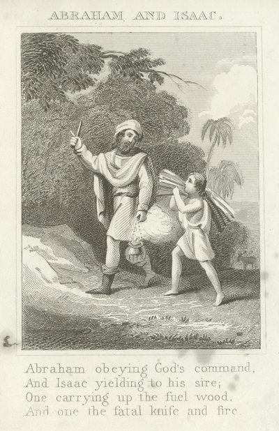 Ábrahám és Izsák alkotó: English School