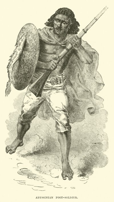Abesszin gyalogos katona alkotó: English School