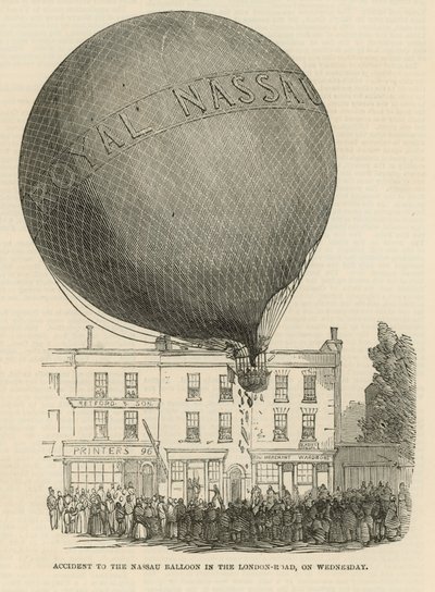 Baleset a Nassau ballonnal alkotó: English School
