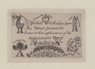 Acroamatic Belt, három alkalmazásra szóló jegy alkotó: English School