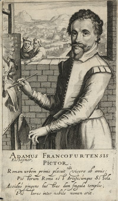 Adam Elsheimer Frankfurtból alkotó: English School