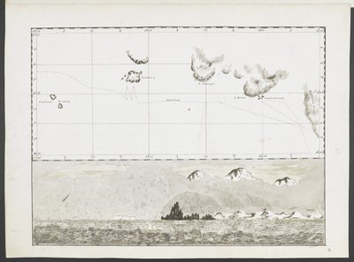 Adjon hozzá MS 15500 f.13 Huszonkét térképet, kilátást a Headlandre stb. alkotó: English School