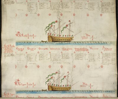 Adja hozzá az MS 22047 The Anthony Roll című gályarakot, The Antilop and The Tegart alkotó: English School
