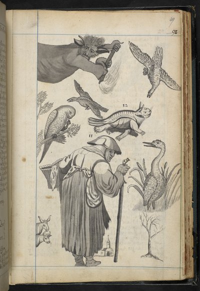 Add hozzá az MS 32496 f.49r illusztrációt "A boszorkányságról szóló diskurzus, ahogy azt Mr. Edward Fairfax fuystone-i családjában eljátszották" (metszet) alkotó: English School