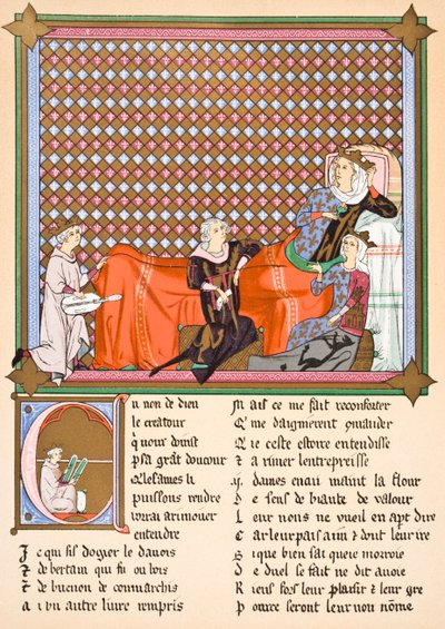 Adenez, a Minstrelek királya, 1878 alkotó: English School