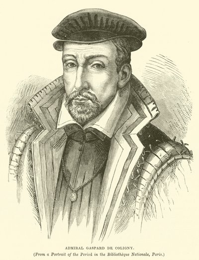 Gaspard de Coligny admirális (metszet) alkotó: English School