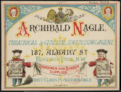 Hirdetés Archibald Neagle, reklámügynök számára alkotó: English School